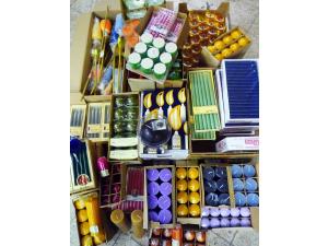 Special items high-quality candles  tapers / pyramid candles / tea lights / pillar cand
