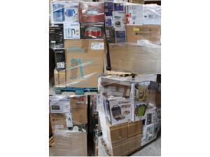 Mixed pallets household / electric / electronic returns